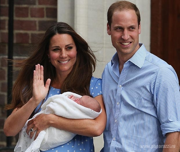 В сети появились новые фото новорожденного принца Георга