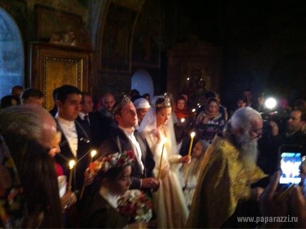 Первая фотография с венчания Нади Михалковой и Резо Гигинеишвили