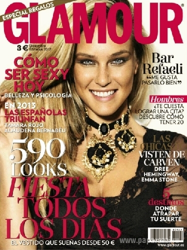 Прекрасная Бар Рафаэли стала героиней Glamour Spain