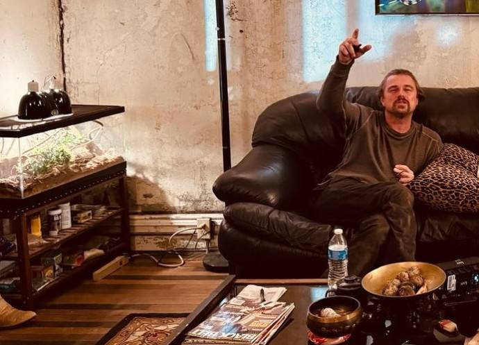 Леонардо ДиКаприо засветился на футболе со своим бойфрендом