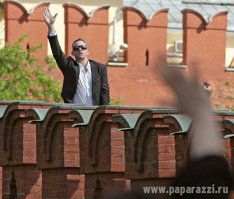 "Квазимодо" взобрался на стену Кремля