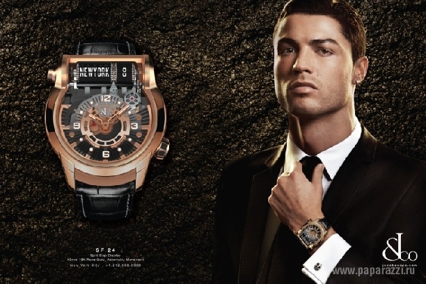 Криштиану Роналду рекламирует часы Jacob & Co