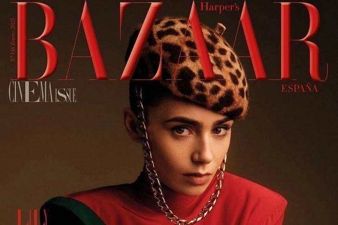 Матадор, танцовщица или Хозяйка медной горы: Лили Коллинз стала звездой испанского Harper's Bazaar