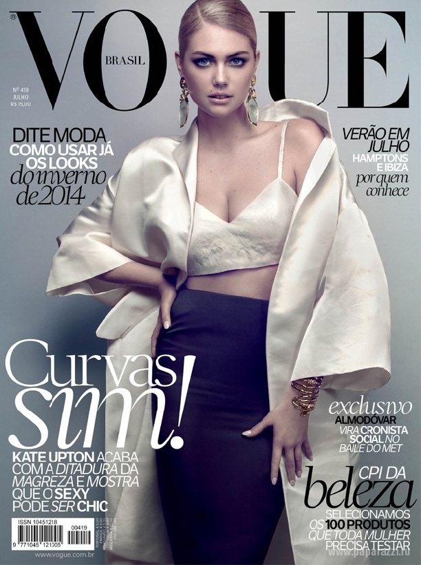 Черно-белые фотографии Кейт Аптон для журнала Vogue