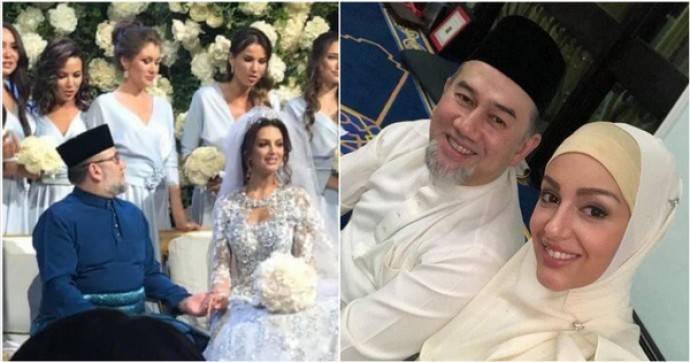 Король Малайзии разводится с беременной "Мисс Москва" спустя 2 месяца после свадьбы
