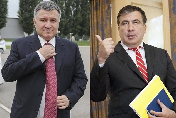 Видео дня: Аваков и Саакашвили ругаются под музыку