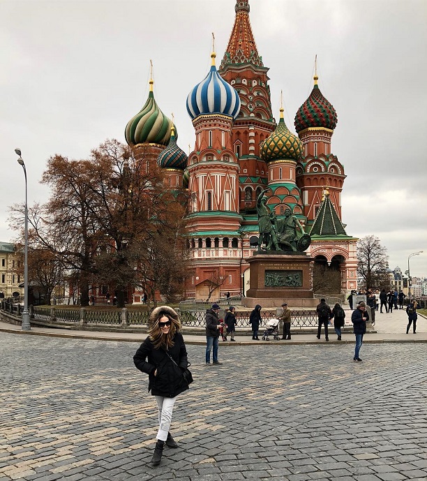 Сара Джессика Паркер прилетала в Москву, Россию 2017 