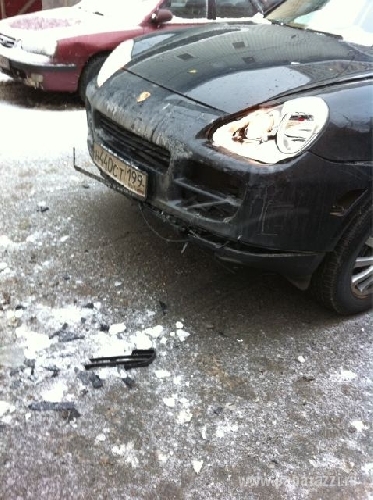 Лера Кудрявцева разбила машину