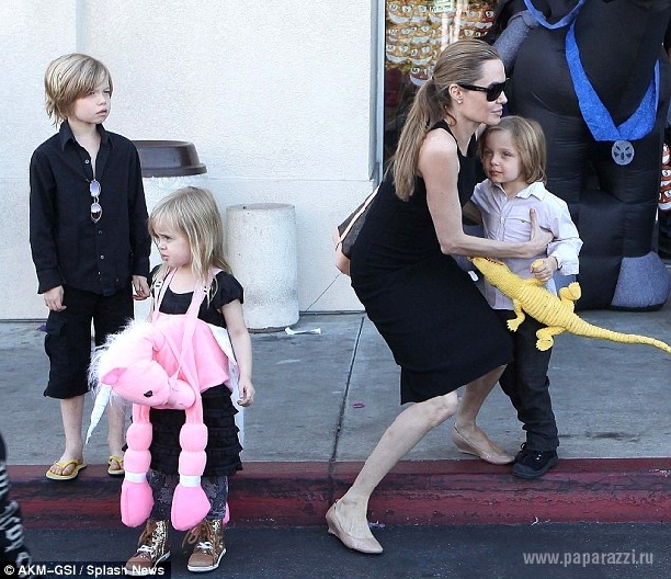 Анджелина Джоли похвасталась очаровательными детишками