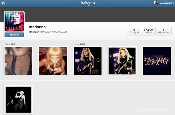Мадонна нарушает правила Instagram