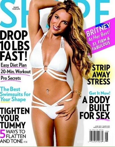 Бритни Спирс сверкнула формами на обложке журнала для стройняшек Shape