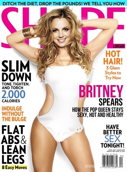 Бритни Спирс сверкнула формами на обложке журнала для стройняшек Shape