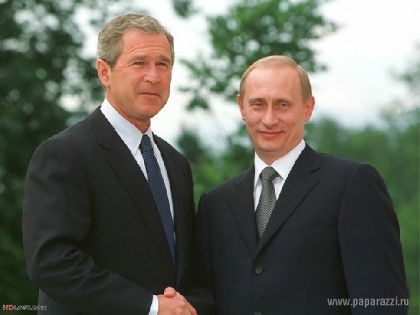 Джордж Буш-младший нарисовал портрет Владимира Путина