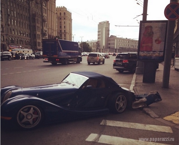 Гоша Куценко разбил свой кабриолет