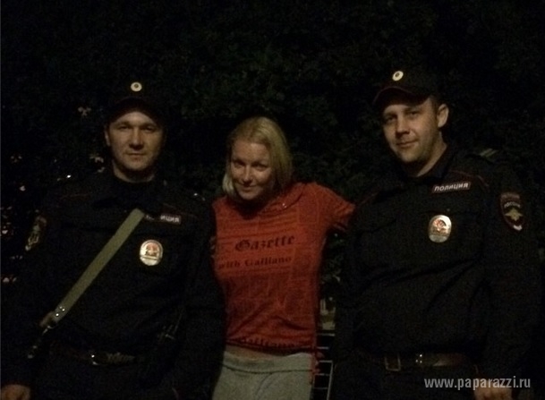 Анастасия Волочкова вновь проверила оперативность наряда полиции