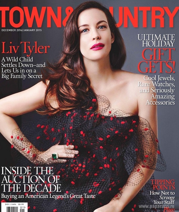 Лив Тайлер рассказала журналу "Town & Country" о второй беременности