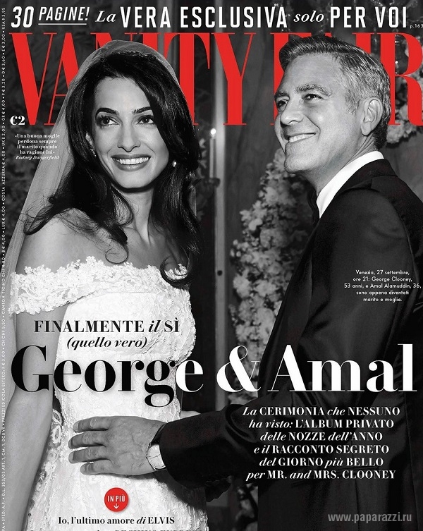 Джордж Клуни и Амаль Аламуддин признаны самой популярной парой года