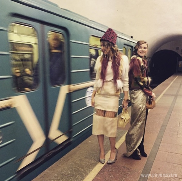Ксения Собчак произвела фурор в московском метро
