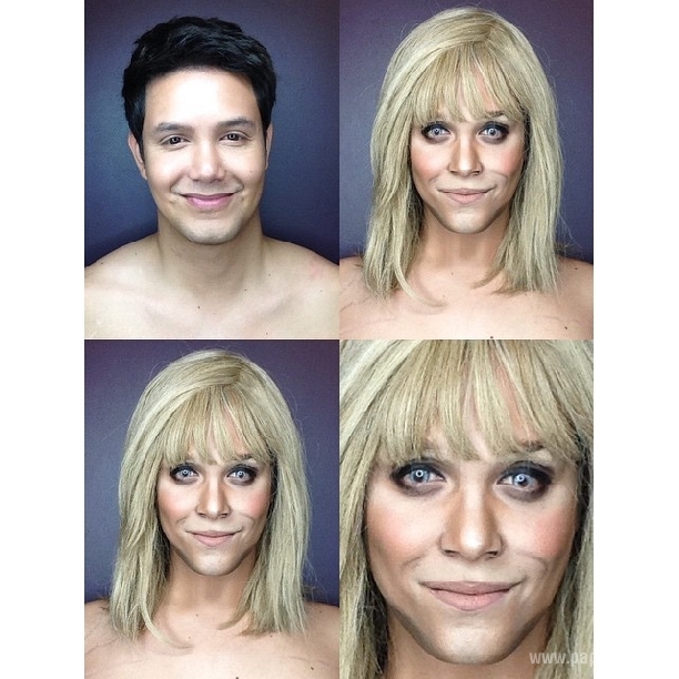 В сети набирает популярность 32-летний Паоло Баллестерос, который меняет свою внешность с помощью макияжа