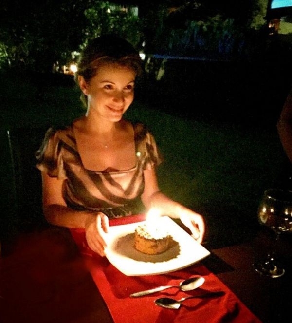 Ольга Орлова отметила свой 38-ой день рождения в Бразилии