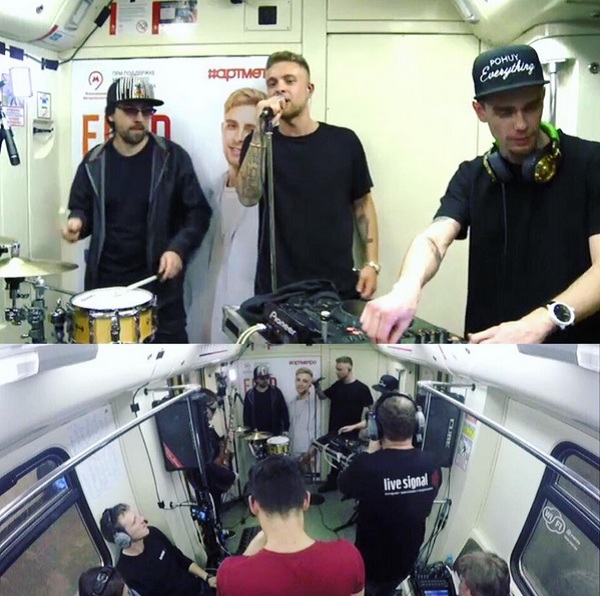 Егор Крид устроил концерт прямо в московском метро