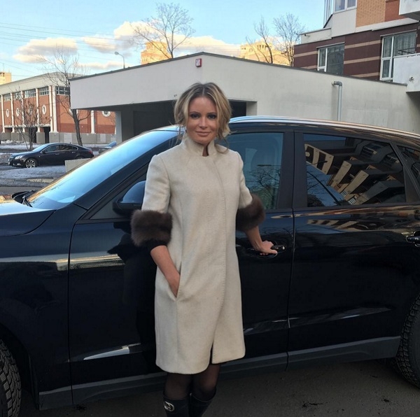 Дана Борисова разбила свой автомобиль