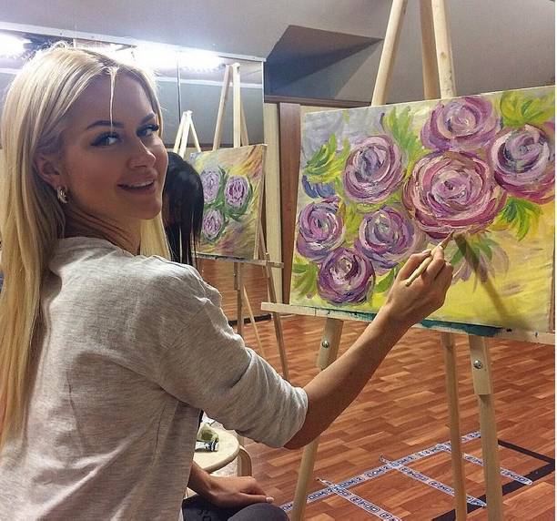 Марина Африкантова стала художником и уже продала первую работу за 55 тысяч рублей