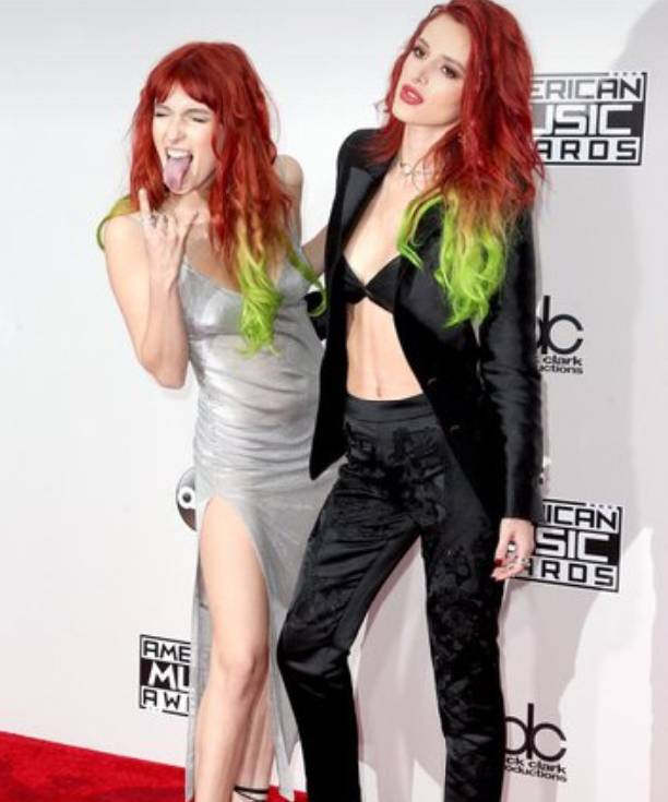 Сестрёнки Торн ужаснули цветом волос на American Music Awards