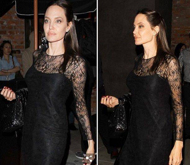 Исхудавшая Анджелина Джоли отметила День Матери с сыном