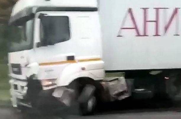 Видео смертельного ДТП с участием грузовика Ани Лорак попало в Сеть