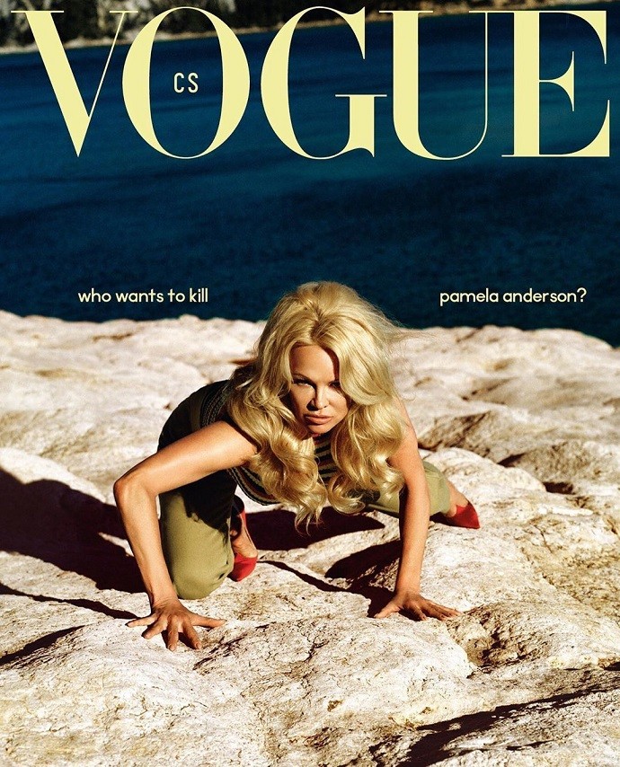 Памела Андерсон снялась в необычном проекте журнала Vogue