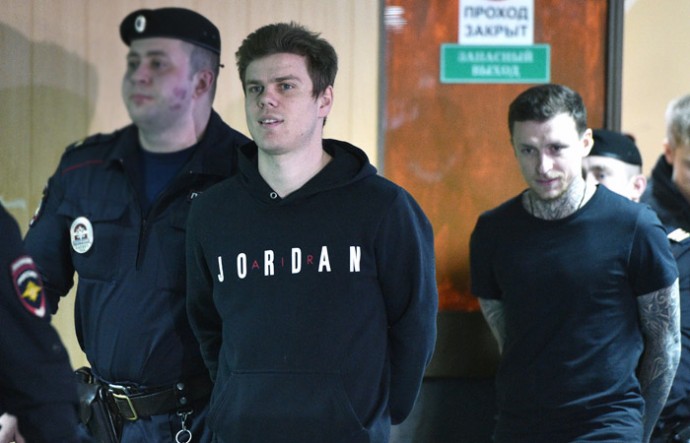 Павел Мамаев и Александр Кокорин освобождены из тюрьмы