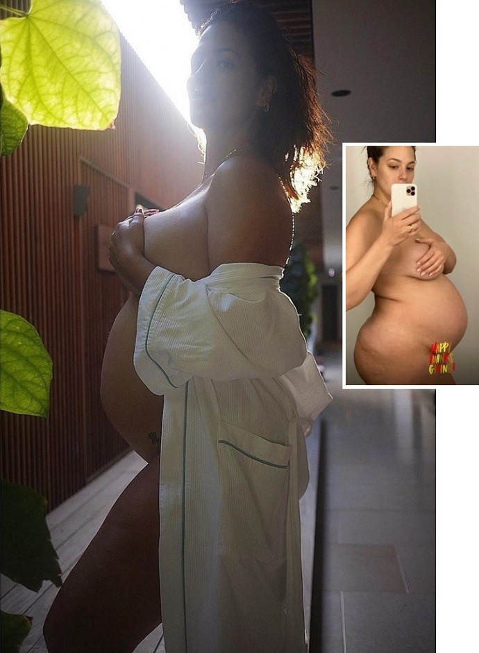 Целлюлит на теле беременной Эшли Грем приобрел катастрофические размеры