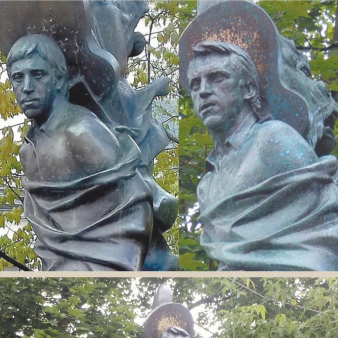 "Упыри и психопаты": сын Владимира Высоцкого поставил памятнику отца новую голову и вызвал гнев его поклонников