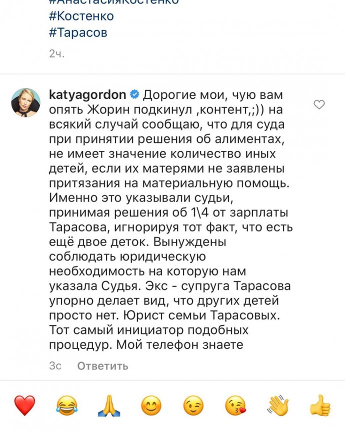 Юрист Катя Гордон объяснила, как Анастасии Костенко удалось засудить собственного мужа