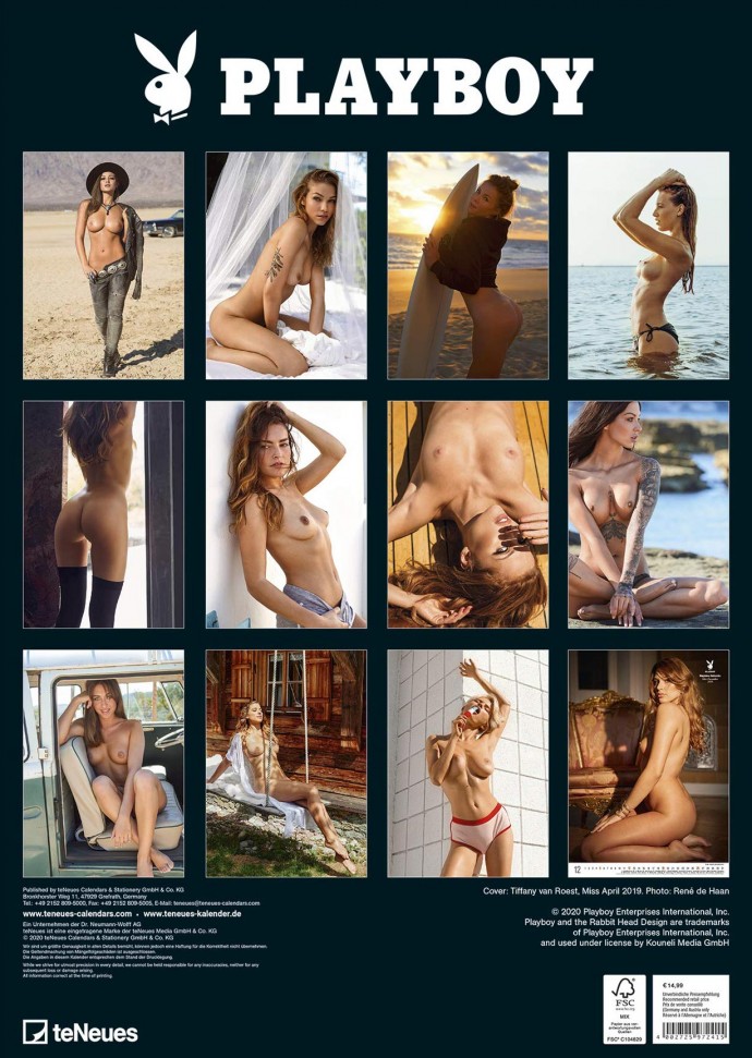 Редакция журнала Playboy в Германии представила ежегодный эротический календарь