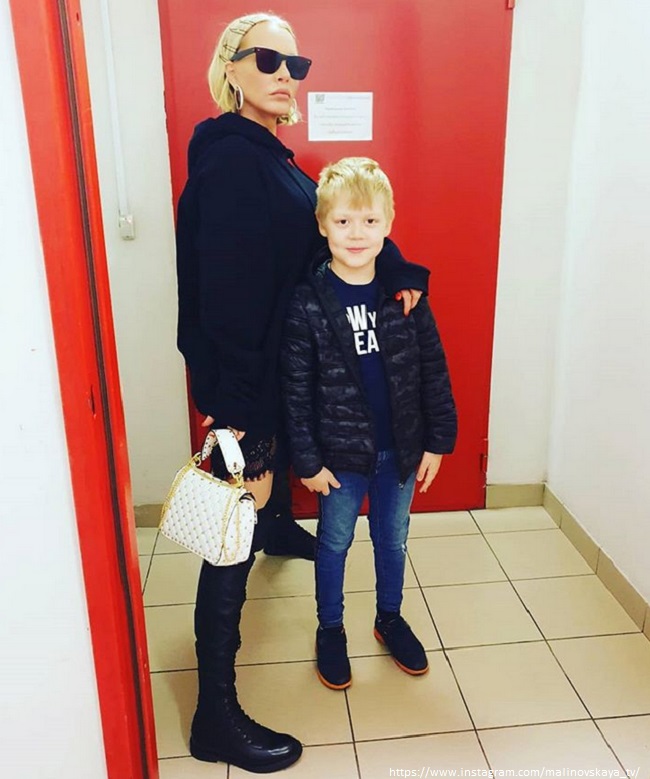 Маша Малиновская назвала имя отца своего 9-летнего сына
