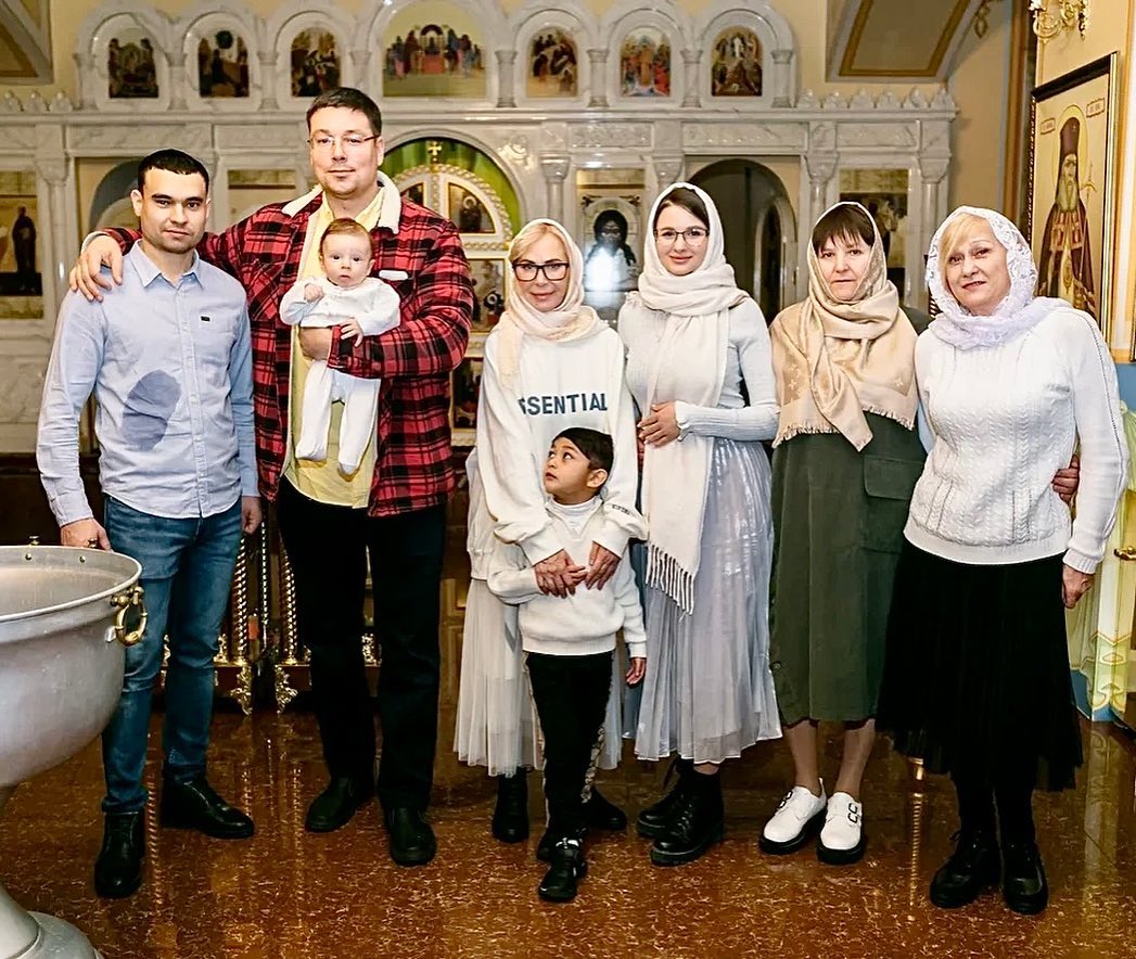 Андрей Чуев крестил сына