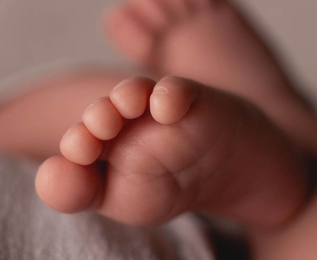 Кети Топурия провела первую фотосессию новорожденному сыну