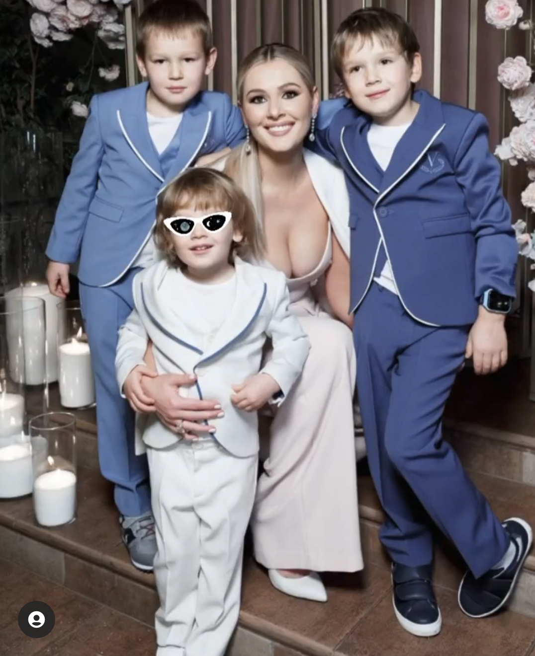 Мария Кожевникова с детьми 2021