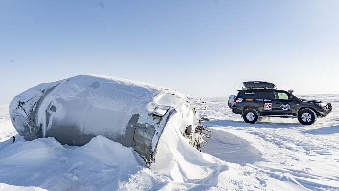 Экстремальный путешественник Сергей Сайман доехал на автомобиле к Белым Медведям