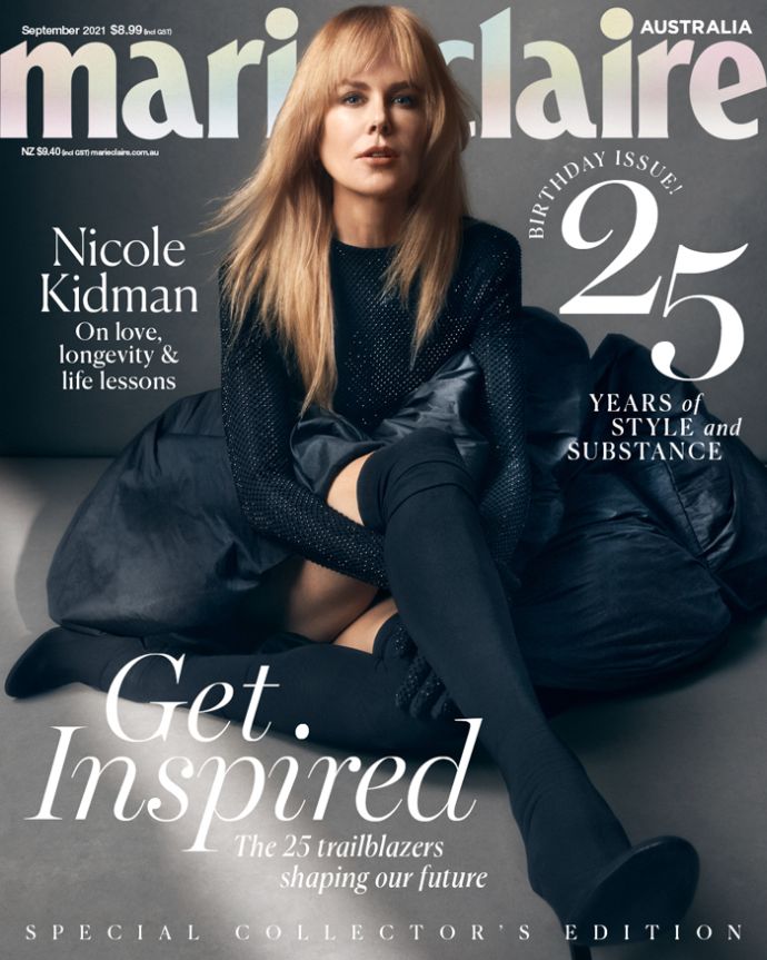 Николь Кидман дала согласие на съёмку в Marie Claire в честь 25-летия журнала