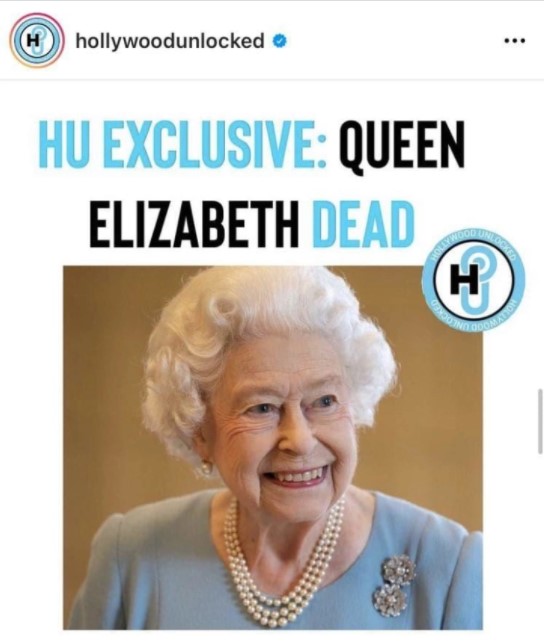В сети появилась новость о смерти Елизаветы II
