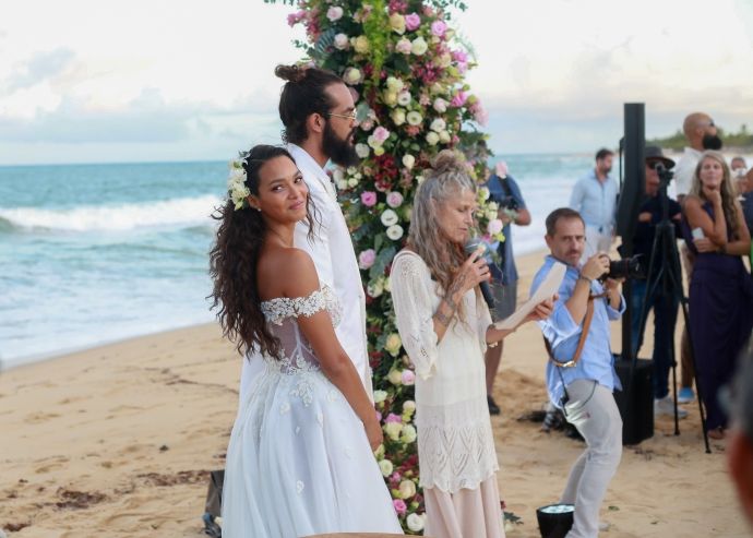 “Ах, эта свадьба, свадьба, свадьба пела и плясала”: Топ-модель Лаис Рибейро вышла замуж за игрока НБА Джоакима Ноа

