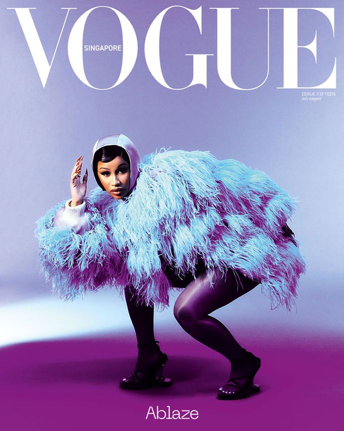 Карди Би снялась в нескромной фотосессии для журнала Vogue