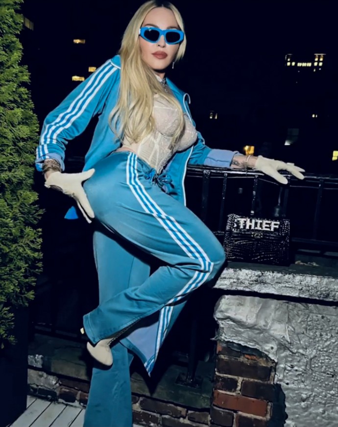 Мадонна в бело-голубой горячке переписывалась с холодильником