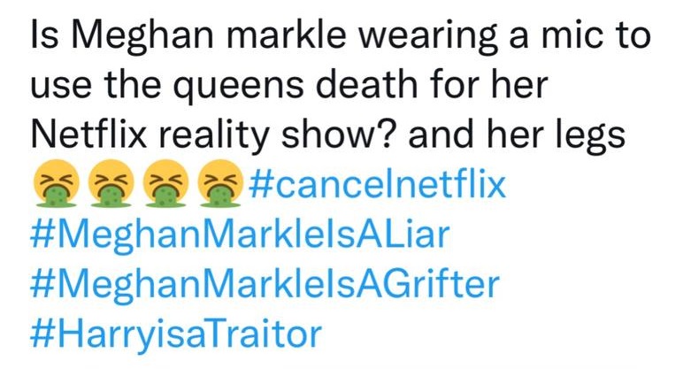 Слишком улыбчивую Меган Маркл заподозрили в тайной подготовке реалити-шоу для Netflix на прощании с Королевой Елизаветой II