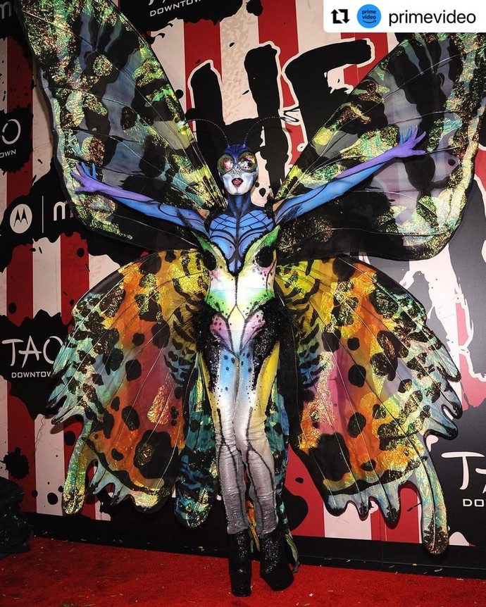 Самый необычный костюм Хэллоуина: Хайди Клум решила расширить границы своей фантазии