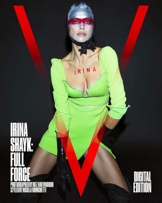 «Я должна стать мужчиной»: Ирина Шейк появилась на обложке V-magazine в образе нового супергероя