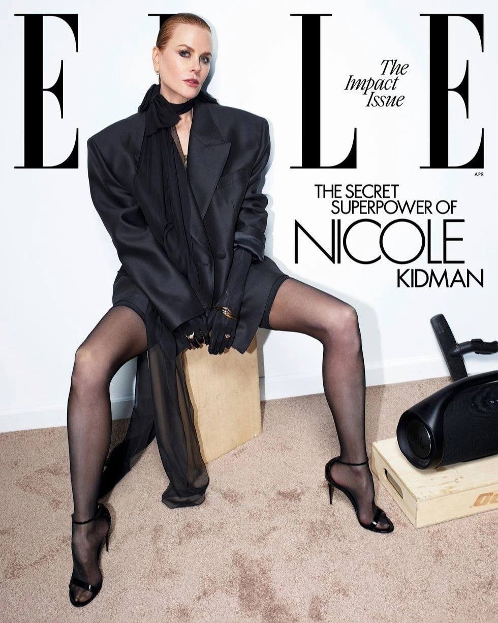 Николь Кидман решила «тряхнуть стариной» и разделась для Elle